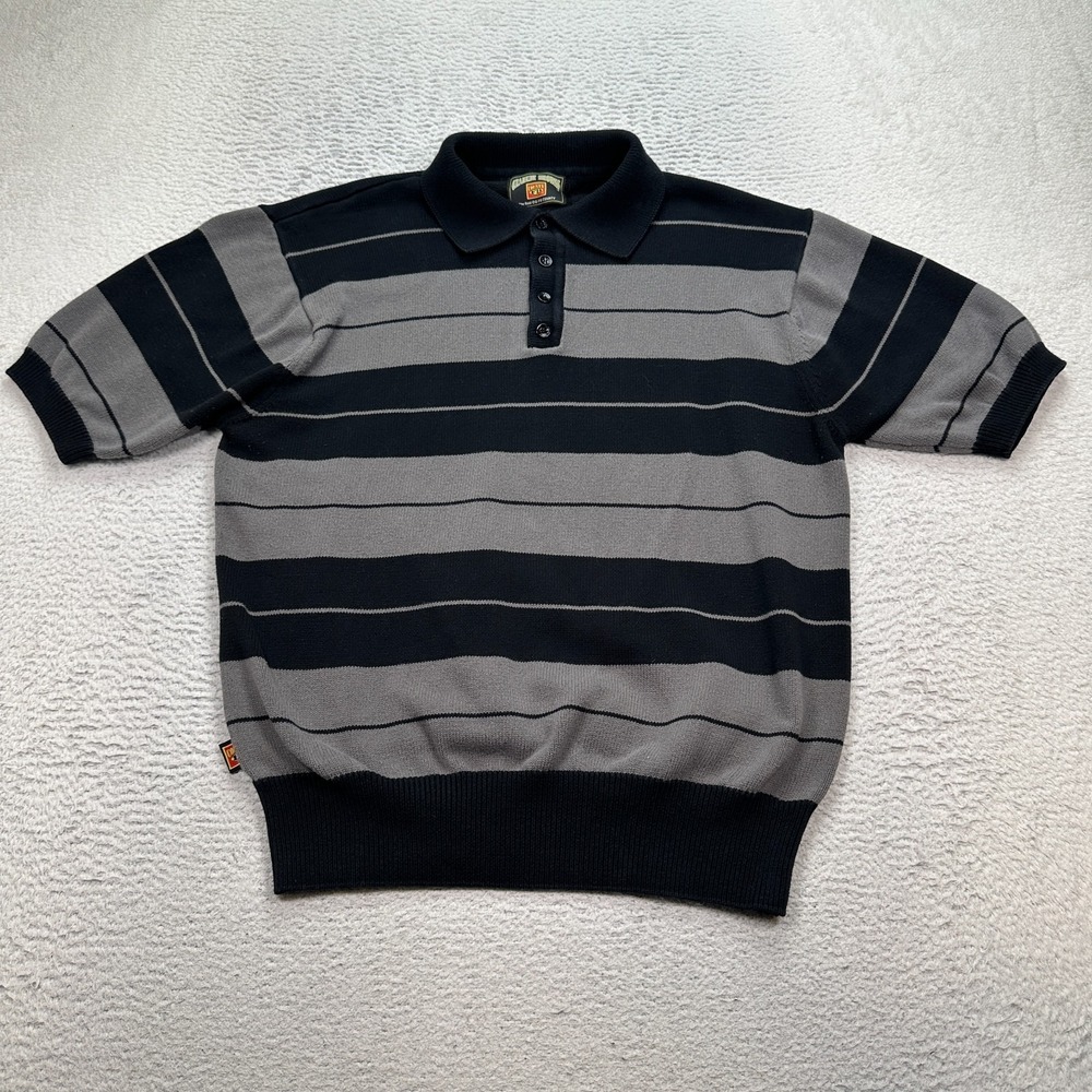 FB County Charlie Brown Shirt Men's Size Large Black Gray